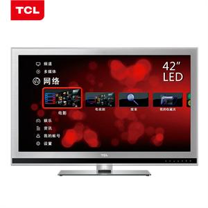 【品牌直供】TCL 42寸LED电视 L42V6200DEG