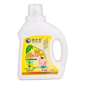 健世堂BABY“柚子”浓缩祛渍柔顺型洗衣液500ml/瓶