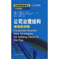 中欧管理新著译丛公司治理：公司治理结构增值新战略