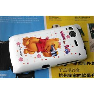 酷玛特htcg12 HTC G12 S510E手机套保护套手机壳珠光卡通维尼熊01