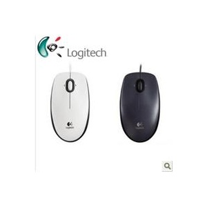 logitech 罗技 M100有线鼠标(黑色)手感舒适、电脑鼠标