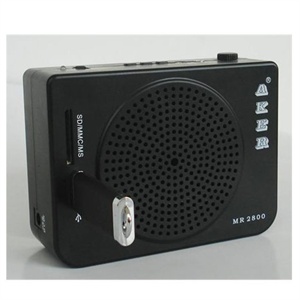 爱课 MR2800 扩音器 插U盘 SD卡 FM收音