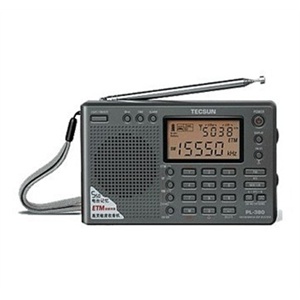 德生 PL-380 全波段 数字解调 立体声 收音机