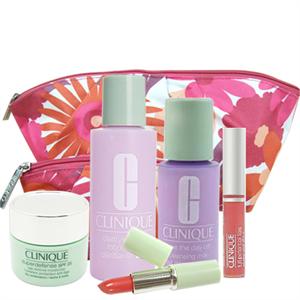 Clinique倩碧春暖花开抗氧保湿7件套