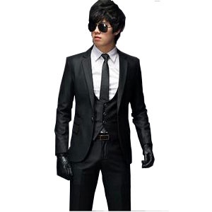 HIEND 奢华金属包扣 男休闲西服 D618