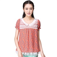 2014夏装新款 <em>真维斯女装</em>可爱时尚娃娃型雪纺