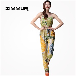 ZIMMUR 2012春装 夏装 吊带高腰 连衣裤 Z12XKW031GC 显瘦