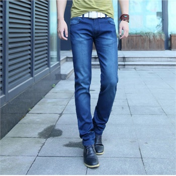 2014春装牛仔裤男士 刺绣牛仔裤 丝光棉牛仔裤子1204-n846_蓝色,31