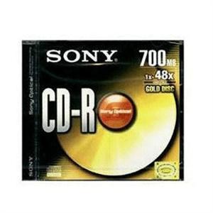 索尼（SONY）CD-R 48速 700M 10片盒装 刻录盘 索尼原厂正品