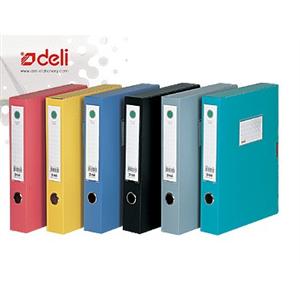 得力办公用品得力3寸粘扣档案盒5623