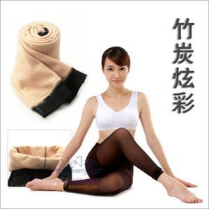 波司登 闪光踩脚炫彩美体竹炭双层保暖裤9571