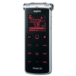 三洋 (SANYO) 数码录音大师ICR-XPS01MF 录音笔 锂电