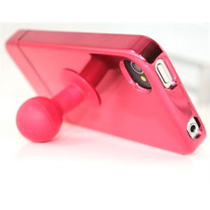 苹果4代iPhone 4 外壳 手机套保护壳外壳璀璨钻石光芒（红色）