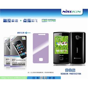 NILLKIN 酷派 W702 贴膜 保护膜 屏幕膜 防指纹膜 防划磨砂贴膜