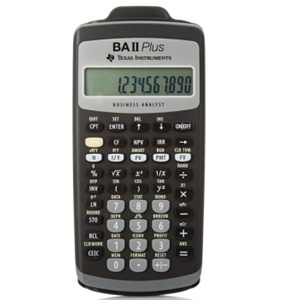 德州仪器 BA II Plus 金融计算器 考试指定计算器 BAII 灰色