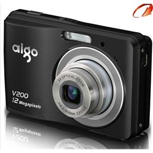 aigo爱国者 DC-V200 数码相机 国产超性价比利器 银色