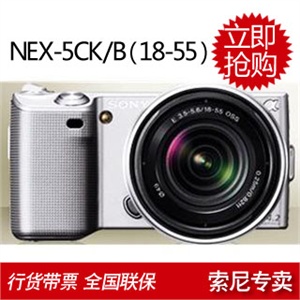 索尼 NEX-5C 套机(含E18-55mm镜头)+4G存储卡+专用包+贴膜+读卡器