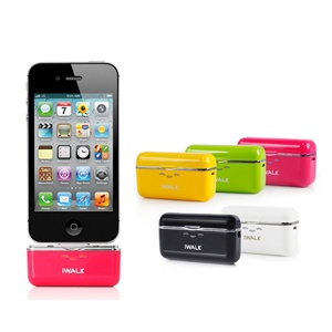 苹果授权 iwalk二代 iphone 3G/3GS/4 1500mah电池 黑 送卡登仕膜