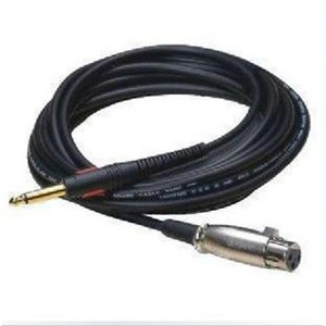 秋叶原 Q-801(5米)话筒线 麦克风线 6.5转卡侬母 话筒连接线