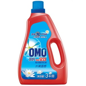 奥妙 净蓝全效水清莲香高浓度洗衣液3KG