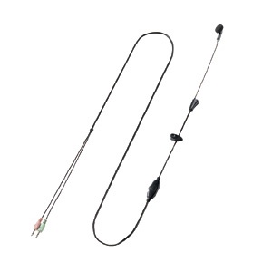 【品牌直供】日本 SANWA 全方位收音耳挂式耳机耳麦（单耳式）