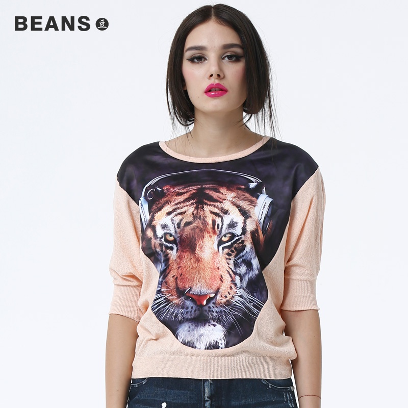 【BEANS 前印老虎头耳机蝙蝠衫图片】高清图