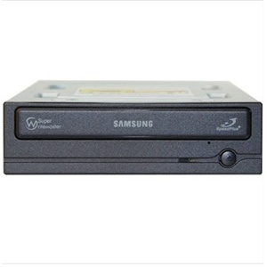 三星（SAMSUNG）SH-222BB 22速 串口 DVD刻录机 （黑色）