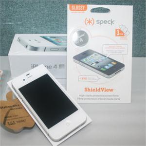 嗜血判官Speck iPhone 4/4S 光面高清 屏幕保护膜+后盖机背帖 4片
