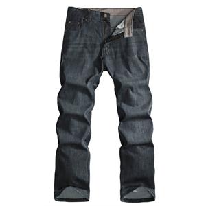 新品 薄款 全棉男士休闲修身长裤男式春夏牛仔裤 男 直筒 Y6010