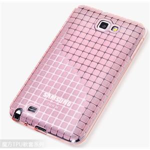ROCK 三星 I9220 I9228 Note N7000 保护套 手机套 魔方套 透粉