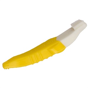 美国进口品牌banana brush香蕉磨牙刷brush 100%有机硅0YA5FFA001