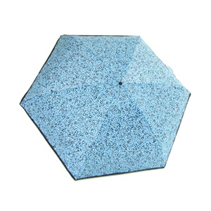 天堂伞 银胶五折超轻 晴雨伞 盈动豹纹 兰色 5503E2-1554 伞