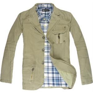 WINJEANS男士新品休闲单西浅卡其WT101013