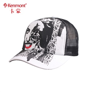 KENMONT凯蒙特 帽子 男士 女 休闲 网眼帽 货车帽 卡车帽KM-0153
