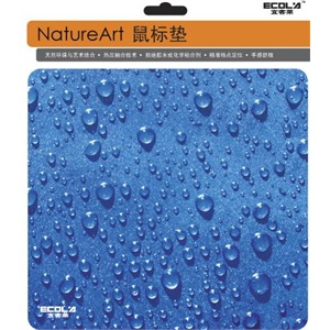 宜客莱（ECOLA） MP-NA031 RaindropBlue水滴蓝鼠标垫