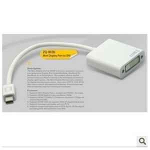 志琪mini DisplayPort转DVI
