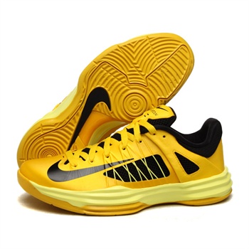 2013新款 耐克nike 耐磨篮球鞋 男鞋 运动鞋 554671-700_活力黄 黑 电