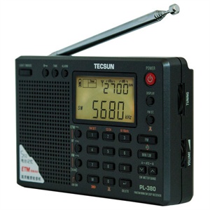 德生 PL-380 全波段数字解调立体声收音机