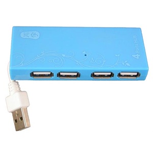 【当当自营】 kawau 川宇 4口USB HUB H208 蓝色