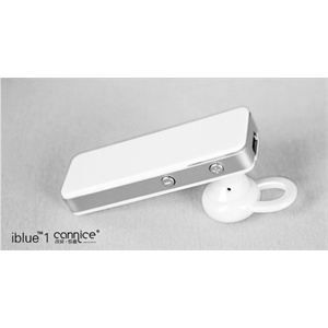 [cannice]科奈信正品 iblue1 超小入耳式 HTC 苹果蓝牙耳机(白色)