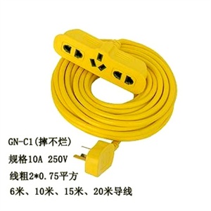 公牛 插座 摔不烂公牛接线板 插座 转换器 GN-C1 15米