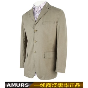 AMURS爱缪斯 专柜正品 男西服单上衣 100%涤纶里料