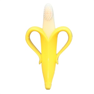 新款 美国进口品牌banana brush香蕉磨牙胶100%有机硅0YA5FFA002