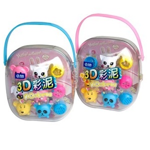 智高3D彩泥正品套装5030含模具 儿童DIY彩泥12色安全橡皮泥