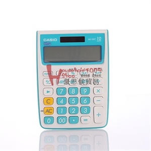 【实物拍摄细节图】原装正品CASIO卡西欧MS-10VC-BU商务式计算器
