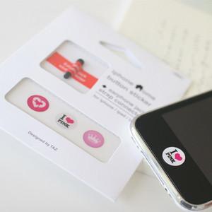 韩国TAZ|iphone4 4s IPAD2 home贴 按键贴 带挂孔防尘塞 多款