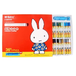晨光36色丝滑油画棒 内赠油画棒专用削笔器 FGM90059