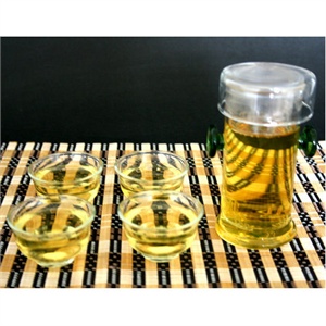 瑞恒逸品耐热玻璃冲茶器-茶之味5入（大号绿色）