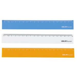 得力文具 学生用品 型号：6221 直尺 规格：18cm