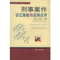 刑事案件诉讼策略与实例点评——诉讼策略与实例点评丛书